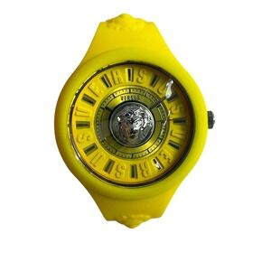 Versus Versace Medusa Yellow Silicone Watch VSPOQ7221 Japan Movement‎